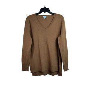 J Crew Reimagined Wool Blend brown Sweater men's Size M
